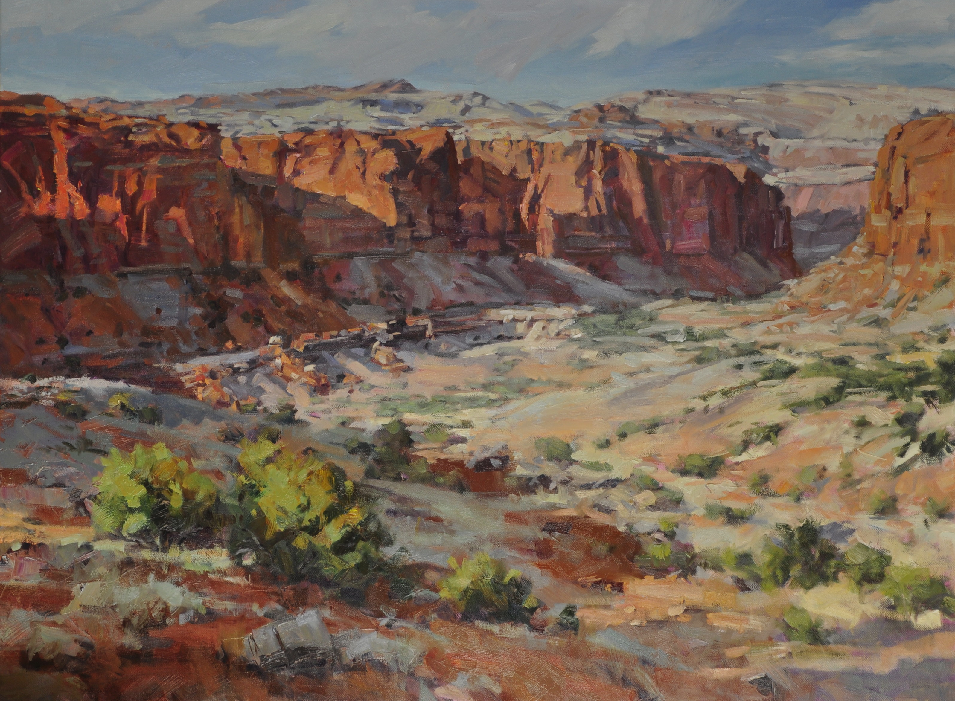 "Cliff Shadows" by Rachel Petit