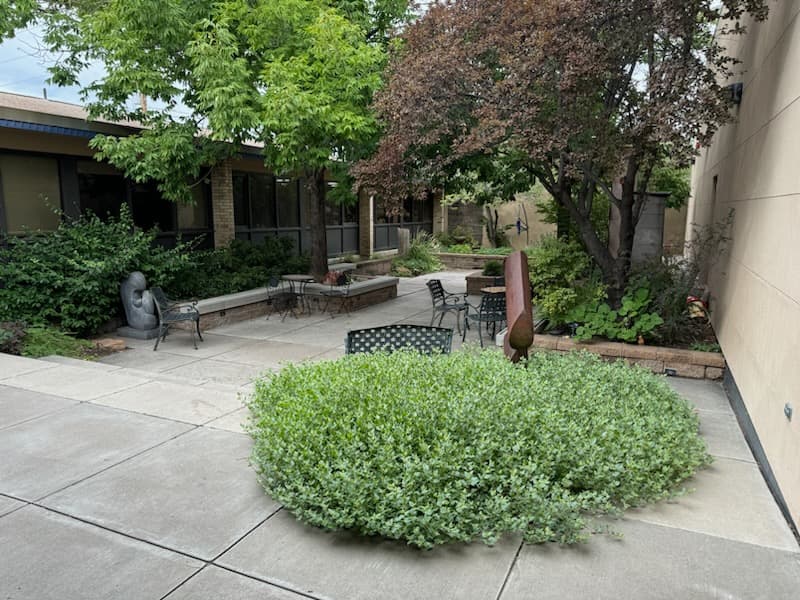 Sculpture Courtyard Corner 3