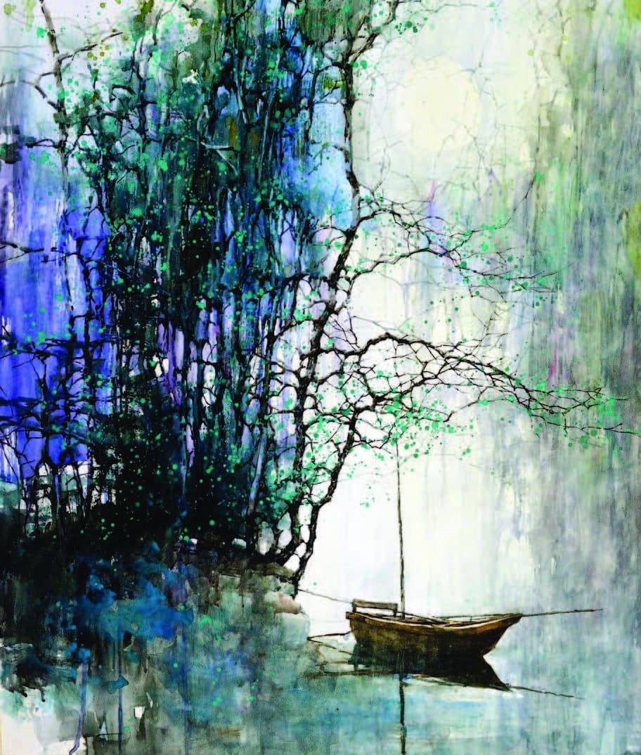 "Moon River in Spring" by Z.L. Feng