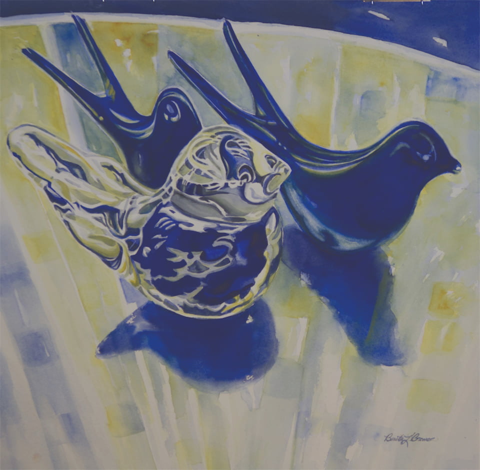 "Blue Birds" by Benita Brewer