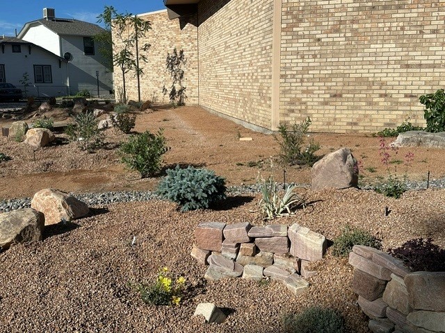 Updated landscaping at The Art Center of Western Colorado
