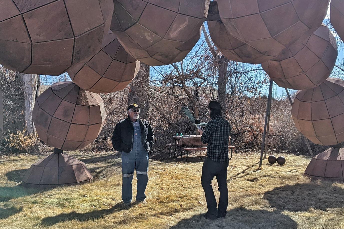 Image of interview with artist Lyle Nichols for Spring Art Week 2021