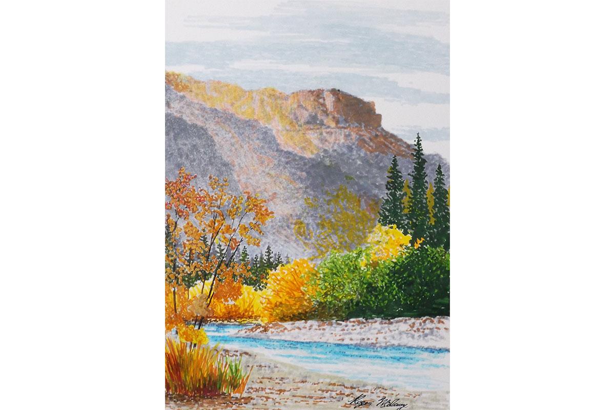 Watercolor by Roger Milway