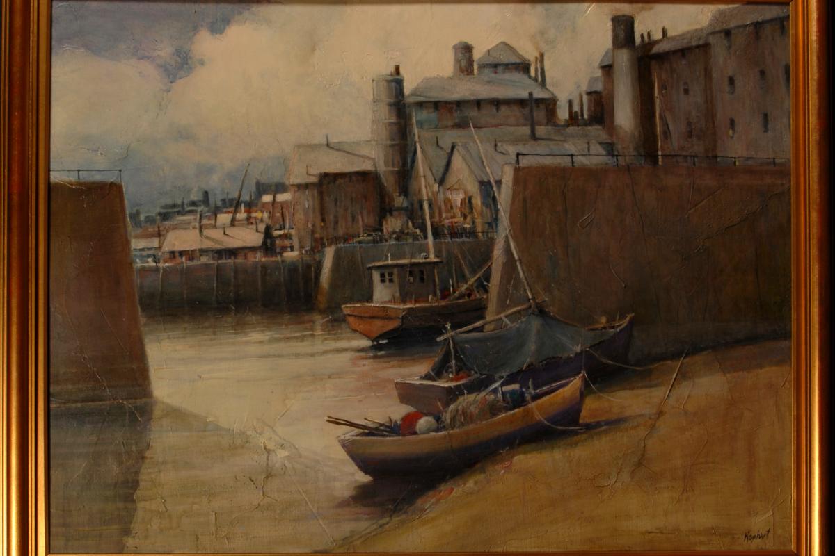 Jac Kephart, Tides Out Portsmouth Harbor, 1994
