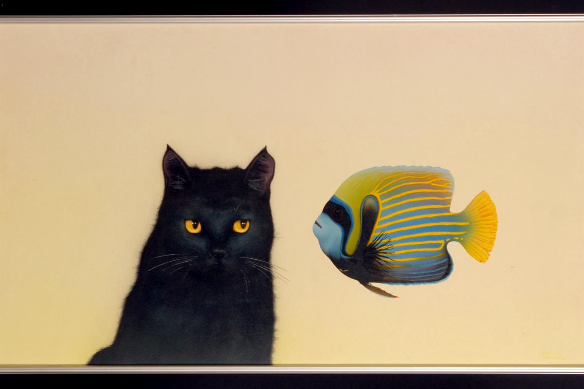Michael Krasnow, Cat and Fish, 1987