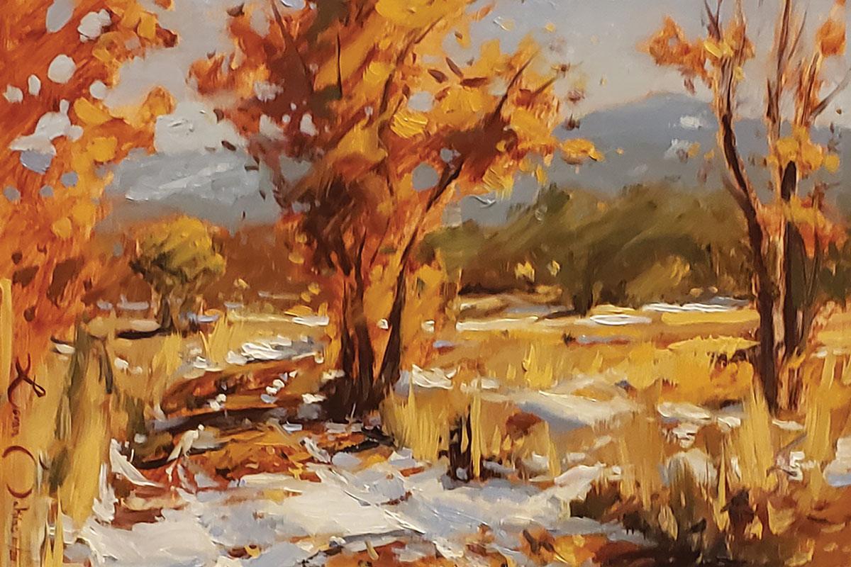 Painting by Loren Eakins