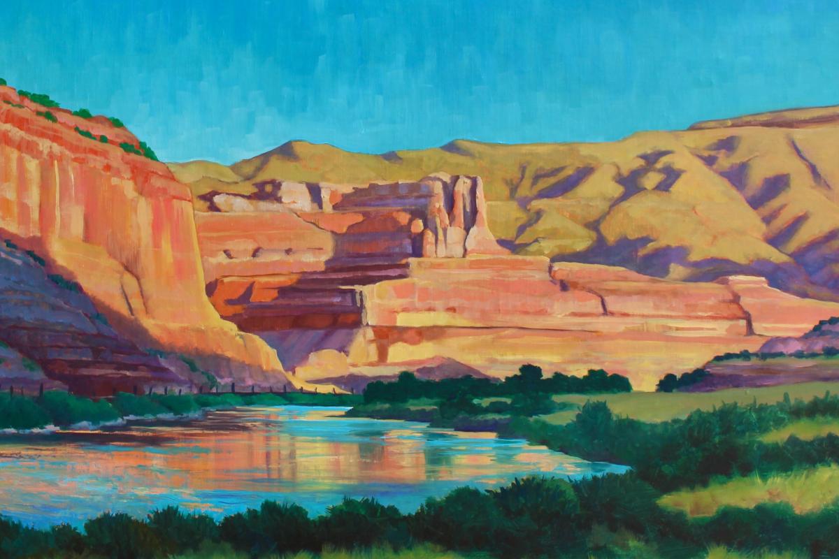 "Up River from Mee Canyon" by Monica Esposito Mann