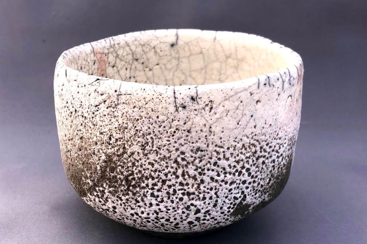 "Raku Tea Bowl" by Artist Unknown