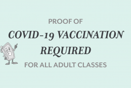 Covid vaccinations required for adult classes